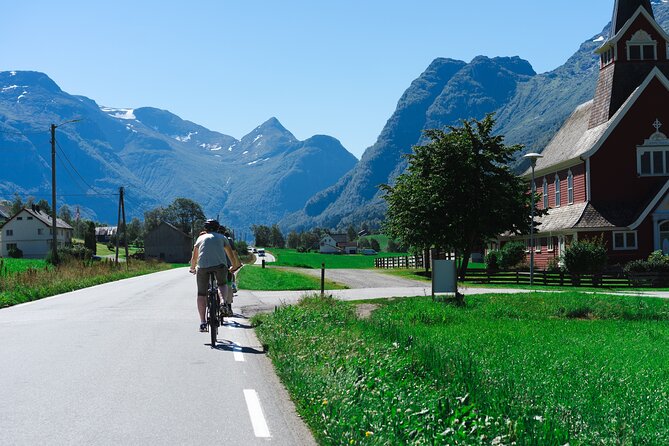 Olden: Fjord e-bike tour - Olden Old Church adds a quiet historical pause