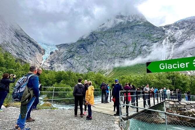 Olden Private Shore Excursion Briksdal Glacier and SkyLift Loen - Photo pauses through Oldedalen