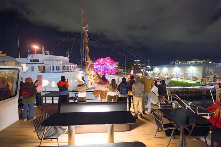 Oslo: 3-course Dinner Cruise in the Oslofjord - The Opera House from the Oslofjord