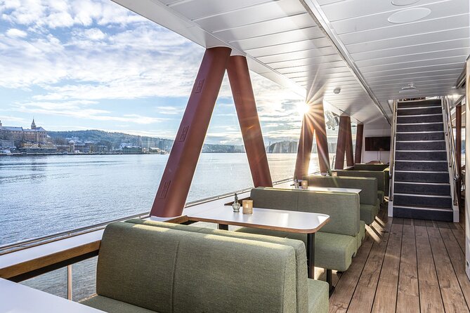 Oslo fjord 3-Course Dinner Cruise with Live Music - Outside deck views and inside comfort
