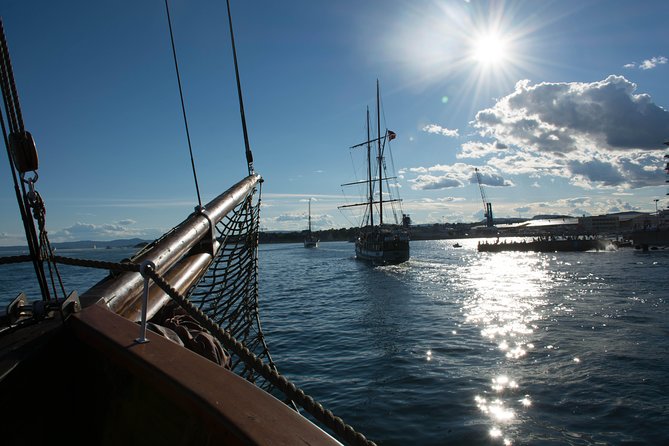 Oslo Fjord Evening Cruise with Shrimp Buffet on a Sailing Ship - Staying warm on a chilly Oslo evening