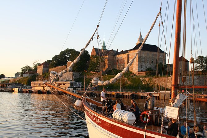 Oslo Fjord Evening Cruise with Shrimp Buffet on a Sailing Ship - The first hour: Oslo’s waterfront from the water