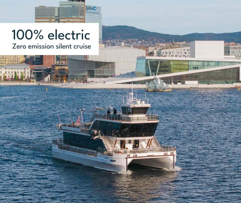 Oslo: Guided Sightseeing Fjord Cruise on Premium Silent Boat - Akershus Fortress and the Oslo Opera House