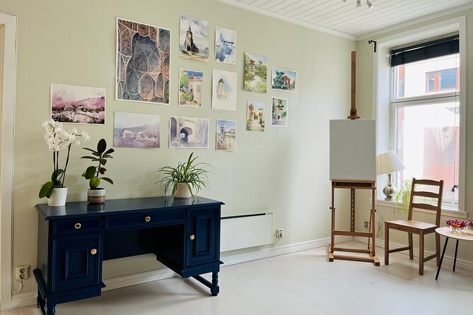 Paint Norwegian landscape with watercolor in Bergen - Who will enjoy this workshop most?