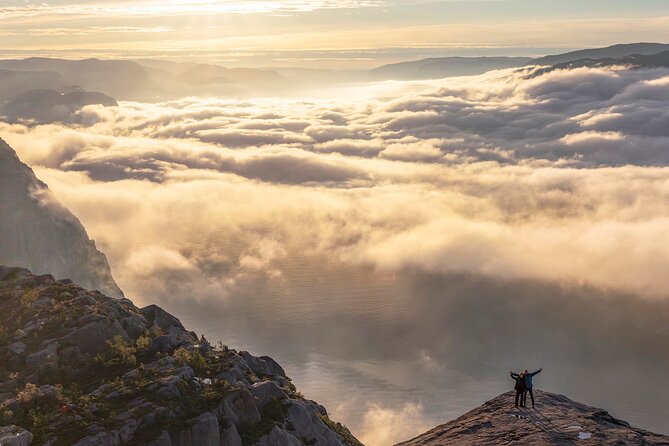 Preikestolen Sunrise Hike And Breakfast Buffet - Reaching 604 meters above Lysefjorden