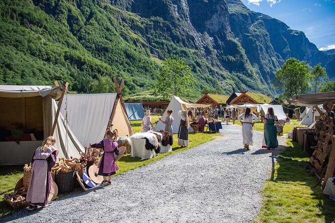 Private Day Tour Nærøyfjord Cruise, Viking Village, Flåm Railway - Tvindefossen is an easy waterfall stop