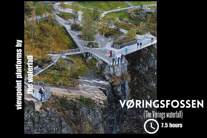 Private day tour to the Vorings Waterfall— Norway's most visited - Arriving at Vøringsfossen
