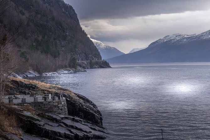 Private Guided Tour in Fjords & Waterfalls of Hardanger Norway - Skjervsfossen and the narrow road to Skjervet