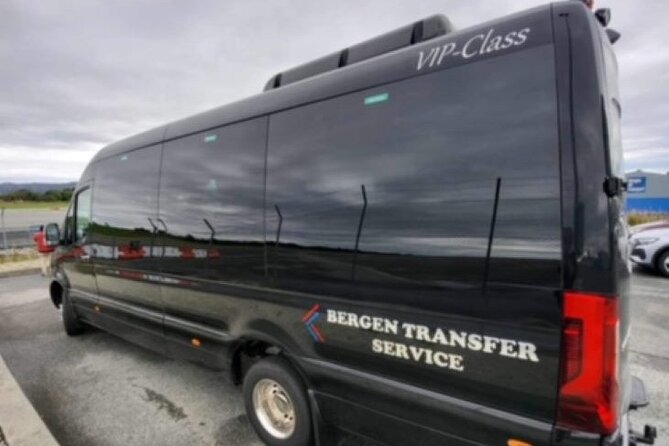 Private transfer From Bergen Airport - Hotels/Port 1-14 pax. - From airport to hotel, or hotel to cruise port