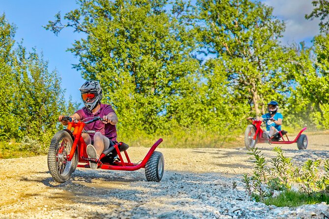 Racing Mountain Cart in Dagali near Geilo, Norway - Racing down the 670-meter action slope