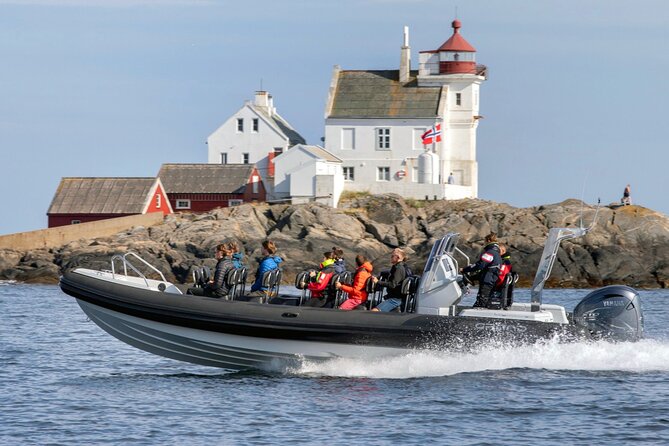RIB Speed Sightseeing in Kristiansand - Tømmerstø Brygge and the red cabin coast
