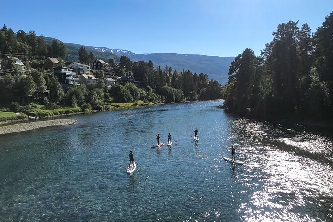 River SUP Voss - The paddle back to Outdoor Norway