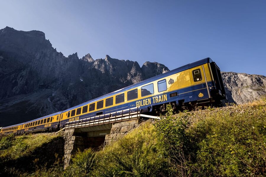 Romsdalen: Rauma Railway Golden Train with Guide - Troll Wall and Verma Waterfall, the big natural sights