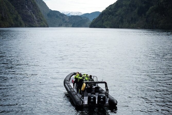 Scenic RIB adventure to Hardangerfjord & Fyksesund from Øystese - Fyksesund and the roadless village of Botnen