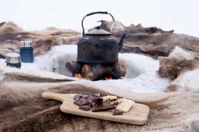 Snowmobile and Icefishing Adventure - A proper pause for Arctic ice fishing