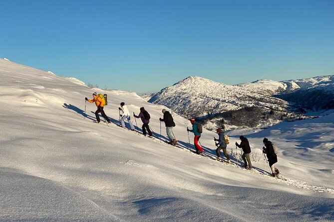 Snowshoe hiking in Bergen - Public tour - From Strandkaien at 9:00 a.m. to the snowy hills
