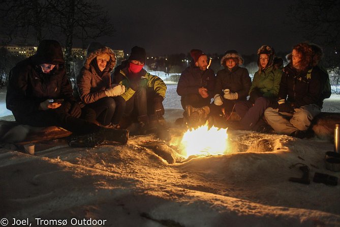 Snowshoe trip with a campfire in Tromso - What the $134.60 price really covers