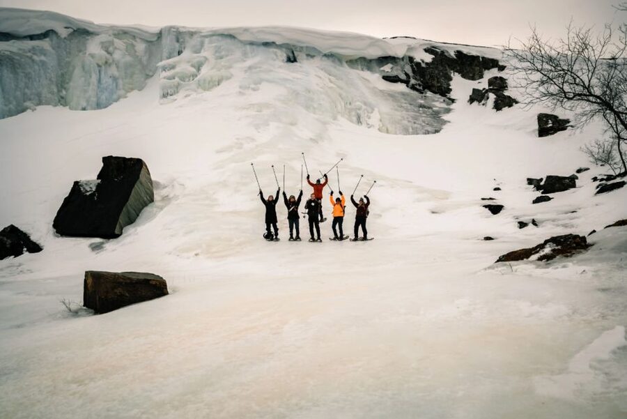 Snowshoeing Adventure to the Enchanting Frozen Waterfall - Six good reasons to consider this Alta snowshoe trip