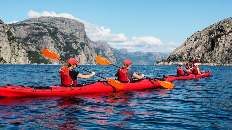 Stavanger: Guided Kayaking in Lysefjord - Reaching the launch point from Stavanger