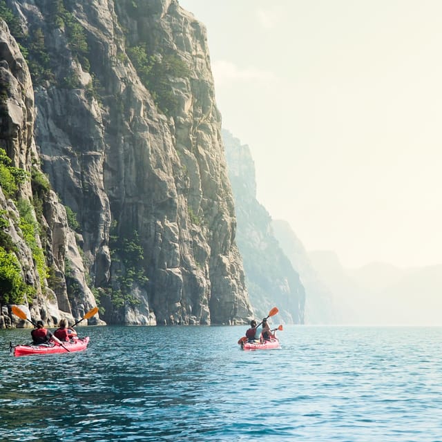 Stavanger: Lysefjord Kayak Safari (Waterfalls & Pulpit Rock) - The guides and the human side of the outing