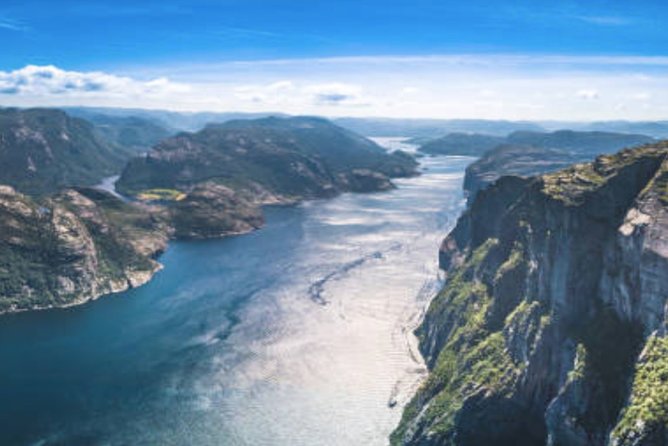 Stavanger: Waterfalls, Caves and Rock Tour By Sea - Vagabond’s Cave and the first fjord views