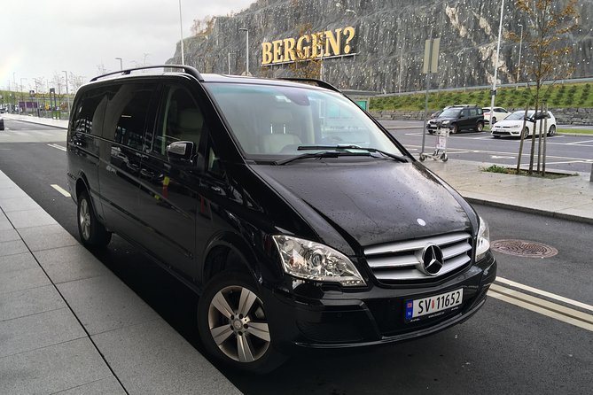 TRANSFER, STANDARD, 1-7 PAX: Bergen airport transfer - Cruise port and Hurtigruten transfers