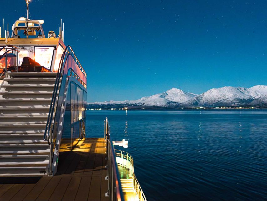 Tromsø: Electric Northern Lights Cruise - Leaving Tromsø for the dark fjords