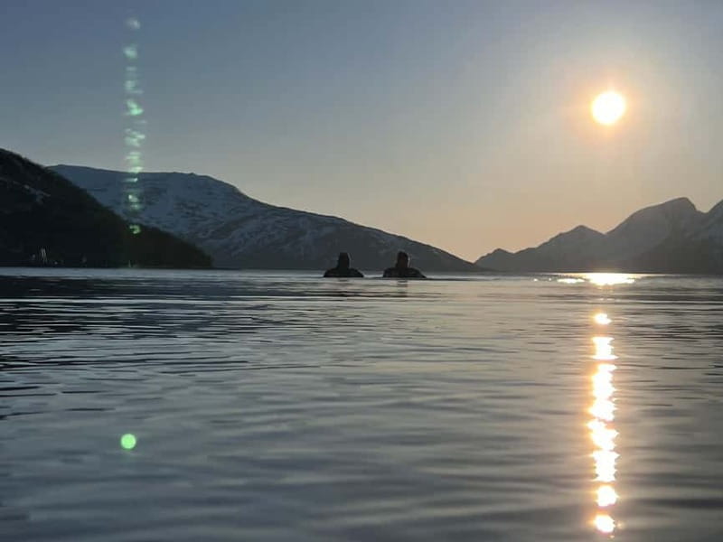 Tromsø: Fjord and Floating Safari, Arctic Floating - A Norwegian beach day around the fire