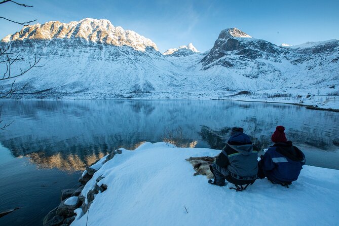 Tromso fjords road trip with fire in grill cabin by the beach. - Why this fjord trip works as a Tromso half-day