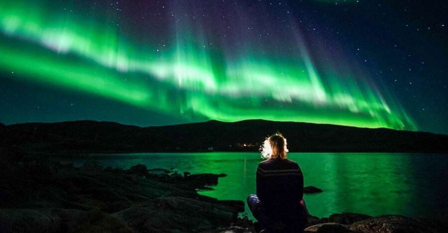 Tromsø: Northern Lights Chase Minibus Tour - From the main pier into the Arctic night