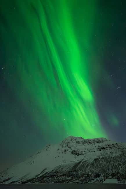 Tromsø: Northern Lights Focus Tour, German/English, minibus, meal - The minibus chase through Troms County