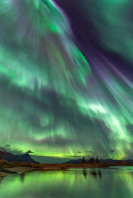 Tromsø: Northern Lights Tour with Local Guide and Photos - Meeting the minibus near Kirkegata 2