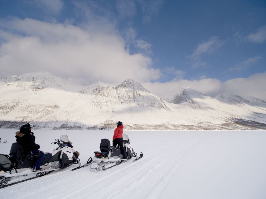 Tromsø: Scenic Arctic snowmobile safari in the Lyngen Alps - From Tromsø harbor to the Lyngen Alps