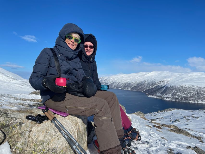 Tromso: Scenic & Eco-Friendly Snowshoeing Tour - A slow climb toward two fjords