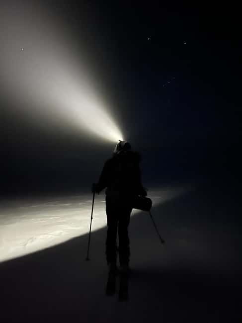 Tromsø: Ski touring (ski de randonnee) - Summit views over Tromsø, fjords, and the Barents Sea