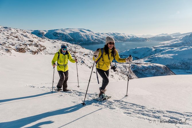 Tromso Snowshoeing - Valley, Fjord Views, Wildlife, Meal & Pickup - Snowshoes, poles, and the first steps