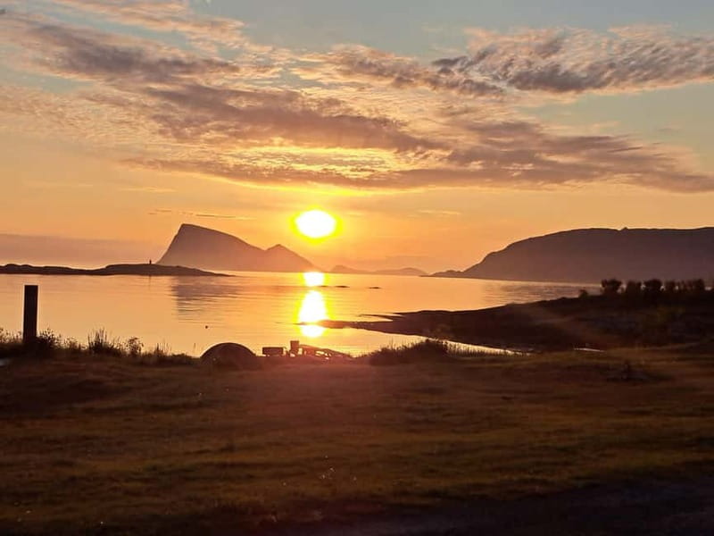 Tromsø: Sommarøy Islands Midnight Sun Tour - Kaldfjord and the approach to the islands