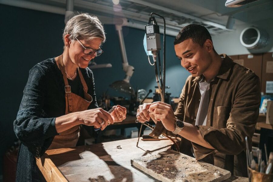Tromsoe: Make your own silver ring in a goldsmith workshop - Entering Wabi Sabi behind Mack brewery