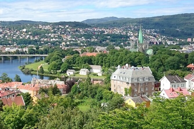 Trondheim's Regalia Self-Guided Tour of Norway's Historic Centre - The climb to Kristiansten Fortress