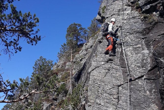 Via Ferrata Åndalsnes West Wall - Three vertical sections and short overhangs