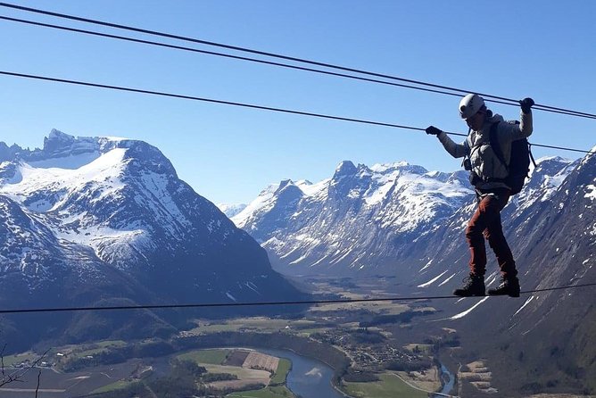 Via Ferrata Åndalsnes West Wall - Finishing above town and descending to Åndalsnes