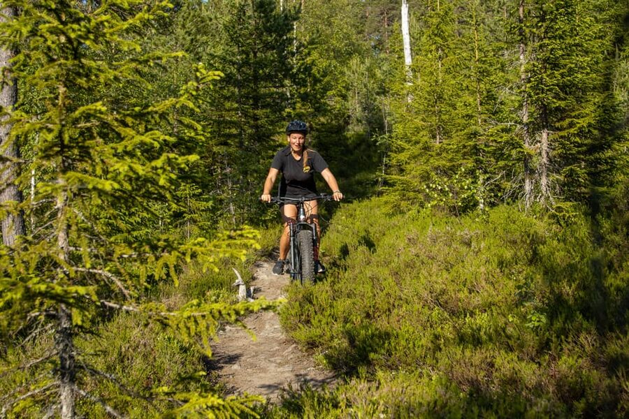 Voss - Mountain Bike – Bømoem Forest - A river swim adds a welcome Norwegian twist