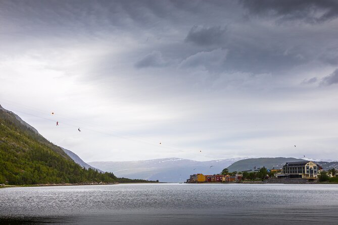 Zipline Experience in Mosjøen - Crossing the Vefsna River at speed
